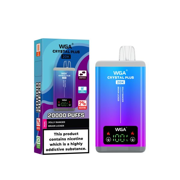 E Sigaret WGA Crystal Plus 20K 20000 Puffs Dubbele smaak Vape