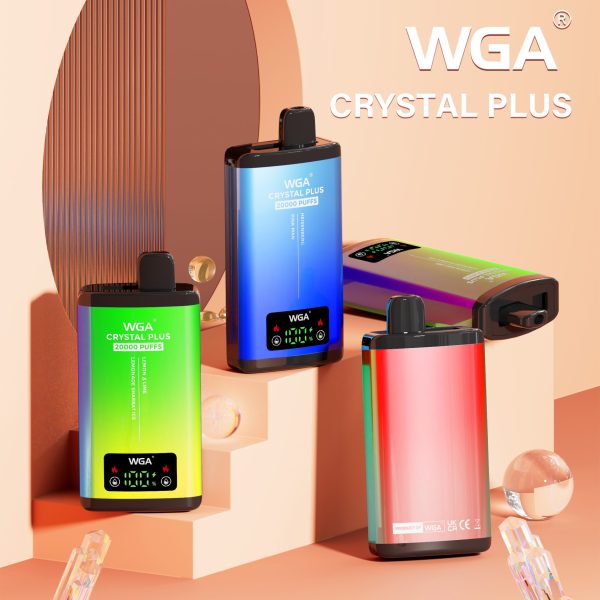 E Sigaret WGA Crystal Plus 20K 20000 Puffs Dubbele smaak Vape