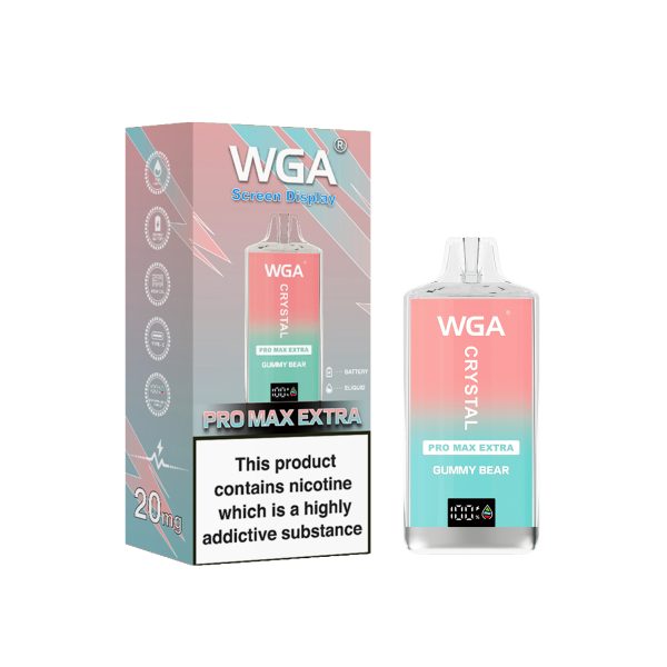 E Sigaret WGA Crystal Pro Max Extra 15k 15000 Puffs Vape