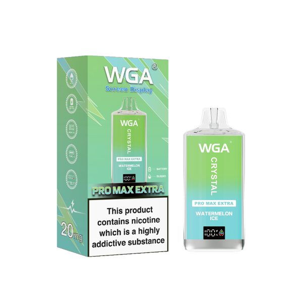 E Sigaret WGA Crystal Pro Max Extra 15k 15000 Puffs Vape