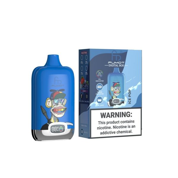 E Sigaret Fumot Digital Box 12K 12000 Puffs Vape