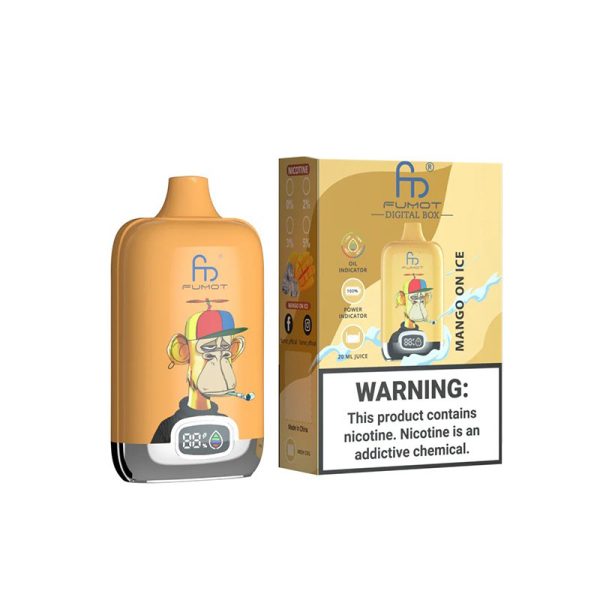 E Sigaret Fumot Digital Box 12K 12000 Puffs Vape
