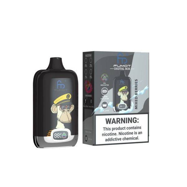 E Sigaret Fumot Digital Box 12K 12000 Puffs Vape