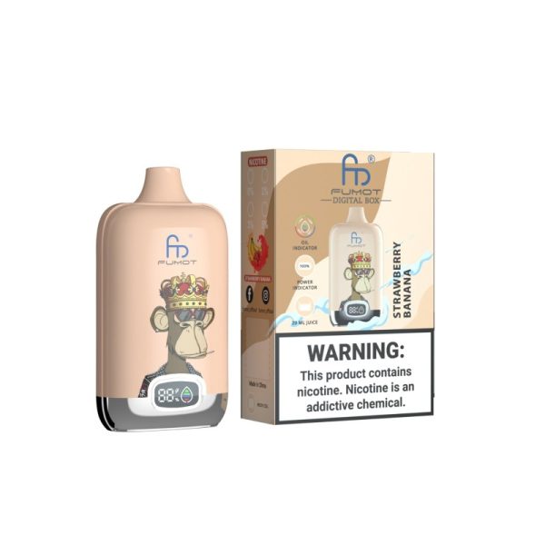 E Sigaret Fumot Digital Box 12K 12000 Puffs Vape