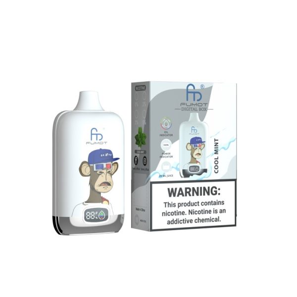 E Sigaret Fumot Digital Box 12K 12000 Puffs Vape